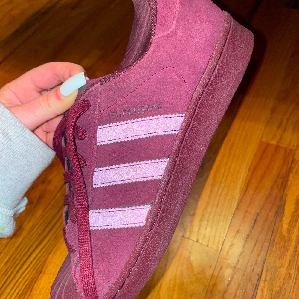 Maroon Adidas Sneakers